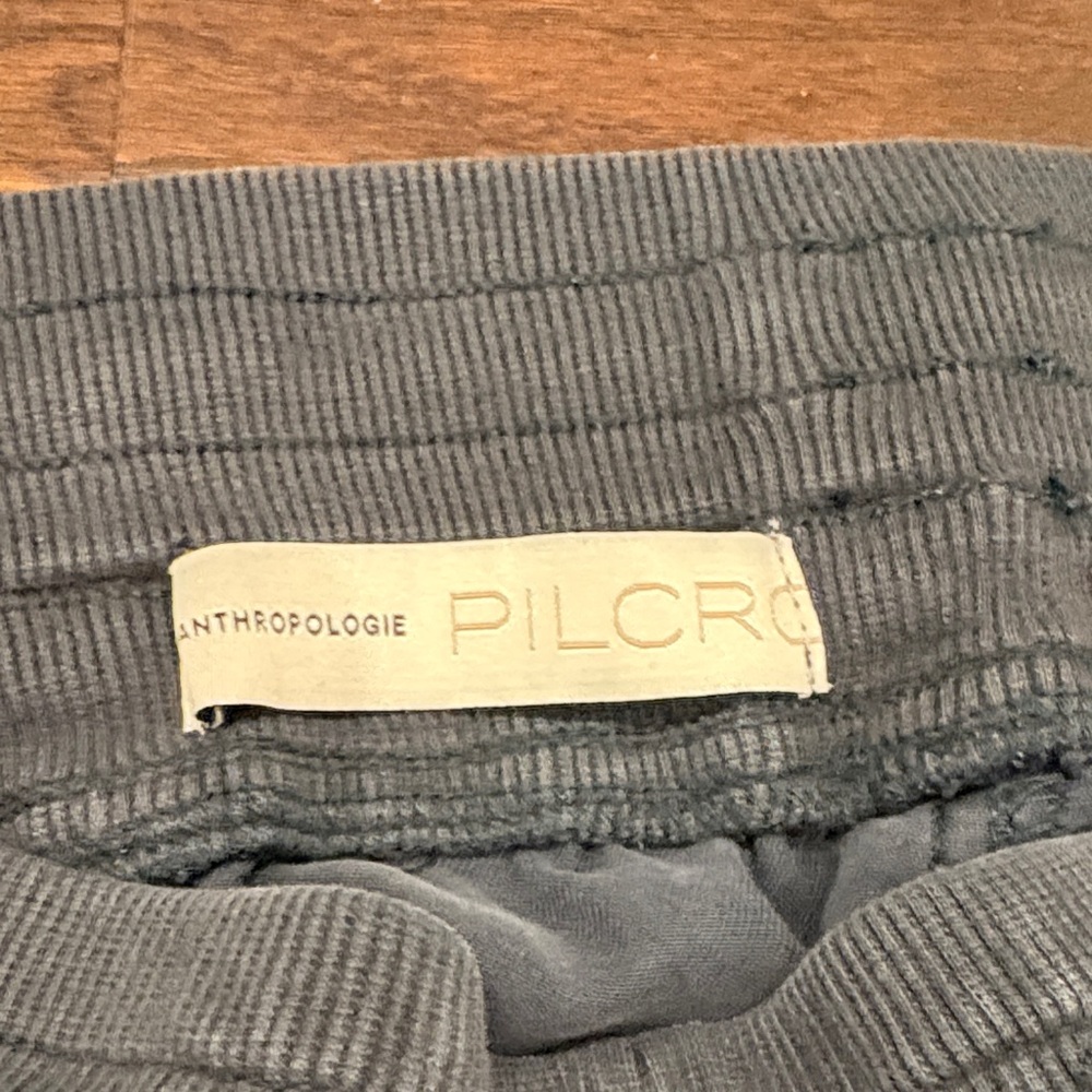 Anthropologie Pilcro Mallory Joggers Blue Washed Drawstring Ankle Pants Small - Picture 3 of 13